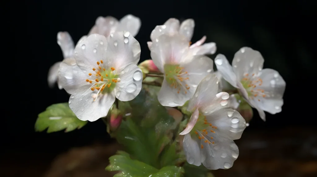 Diphylleia grayi: la pianta conosciuta anche come “il fiore della pioggia” per la sua caratteristica di