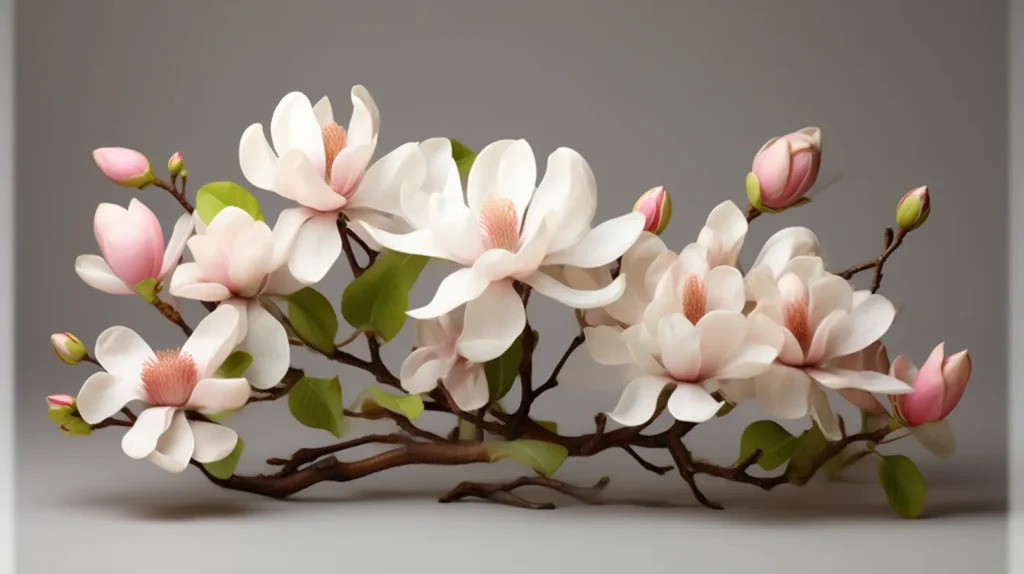 I fiori bianchi della magnolia in primavera