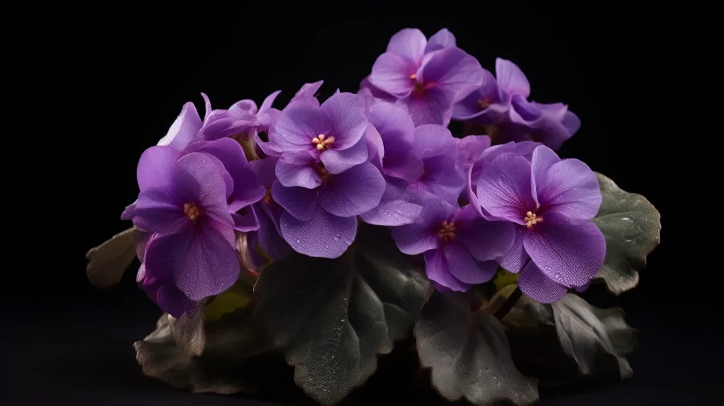 La pianta della viola africana – Saintpaulia