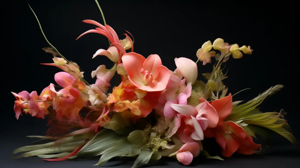 Creazione e realizzazione di composizioni di fiori artificiali