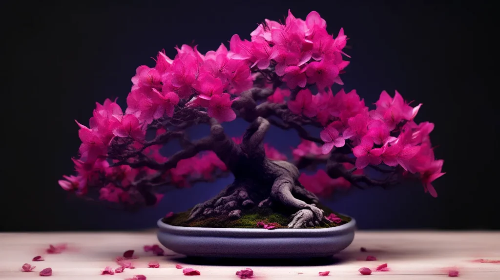 La bellezza dei bonsai di azalea