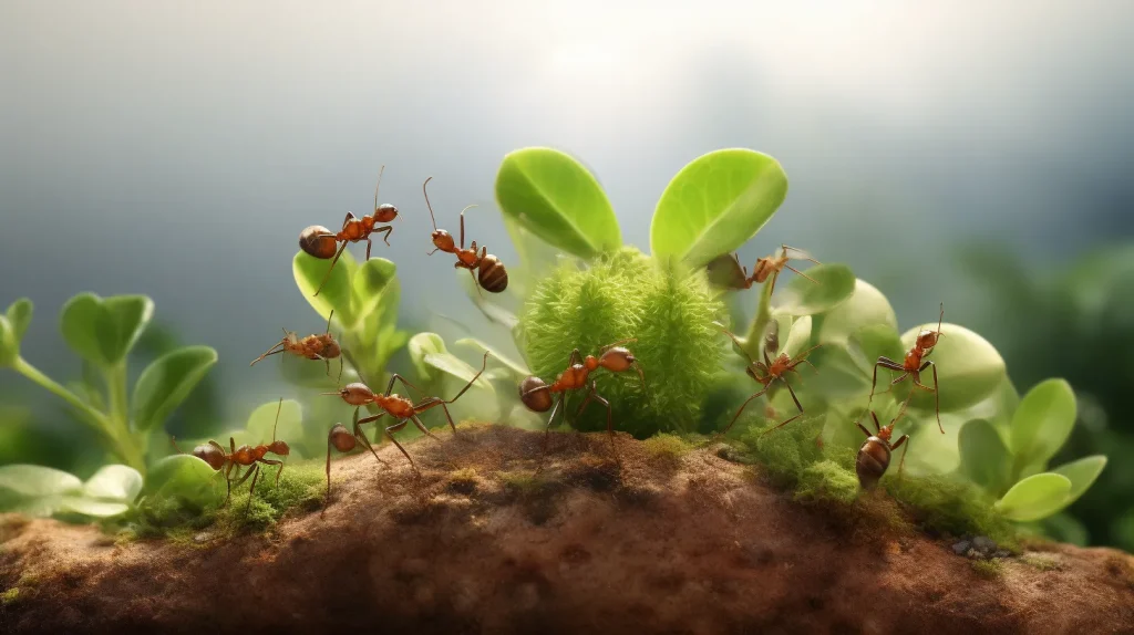 Le formiche, con la loro incessante attività e la loro organizzazione impeccabile, divennero per me un
