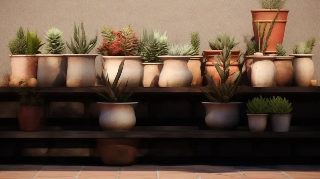  E così, tra i fiori e le piante, i vasi in legno per terrazzo diventano