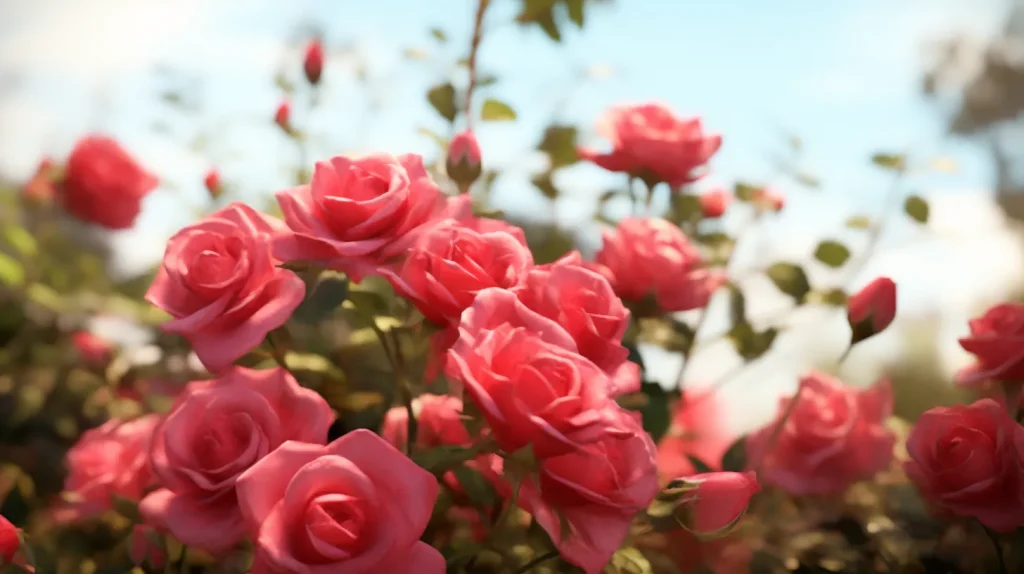 Il bellissimo giardino pieno di rose dal profumo incantevole